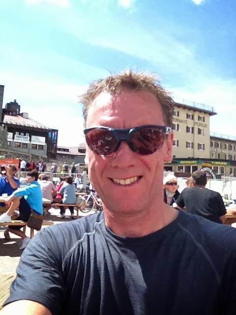 Me at the summit of the Stelvio Pass, 2760 metres